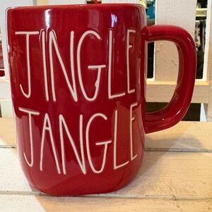 Rae Dunn Red Jingle Jangle Mug